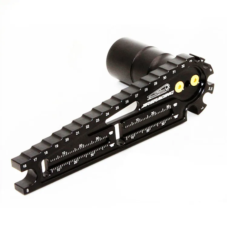 

RC Car Part Multi Purpose Vehicle Height Rod Wrench Screw Measuring Tool 17MM 3/4/5/7/8 16-32MM Traxxas UDR ERevo TRX4