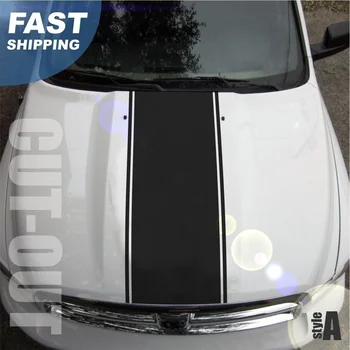 

For 1500 2500 3500 Ram Truck Hood Stripes Vinyl Decal Sticker Graphic