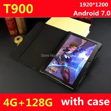 Best price DHL Shipping BOBARRY Android 7.0 10.1 inch MT8752 T900 tablet pc 10 Core 4GB RAM 128GB ROM 1920×1200 IPS 4G LTE Gift tabletter