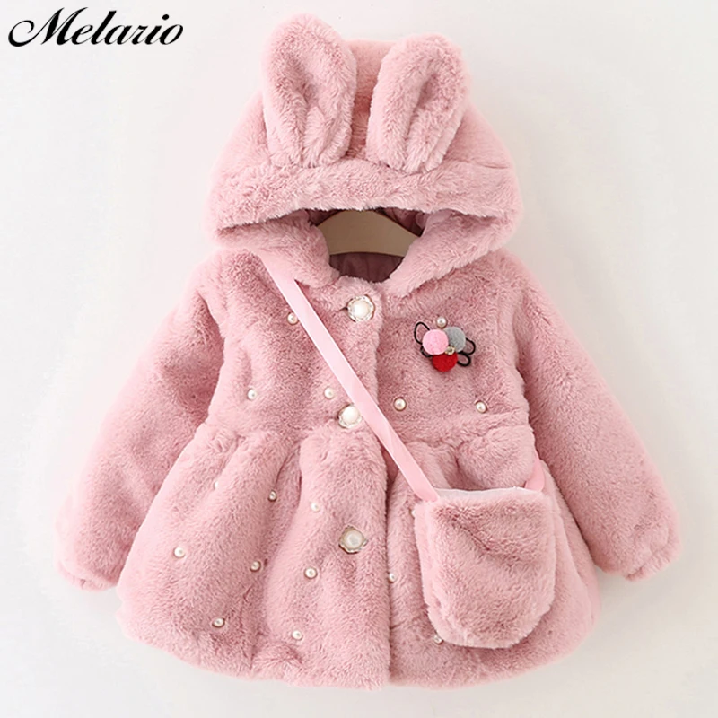 Melario Outwear&Coats clothes winter new with bag thickening baby