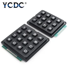 1PC 3x4 4x4 Keys Switch Control Matrix Array 12/16 Keypad Keyboard Module 16-Buttons Board Arduino Program Signal Control