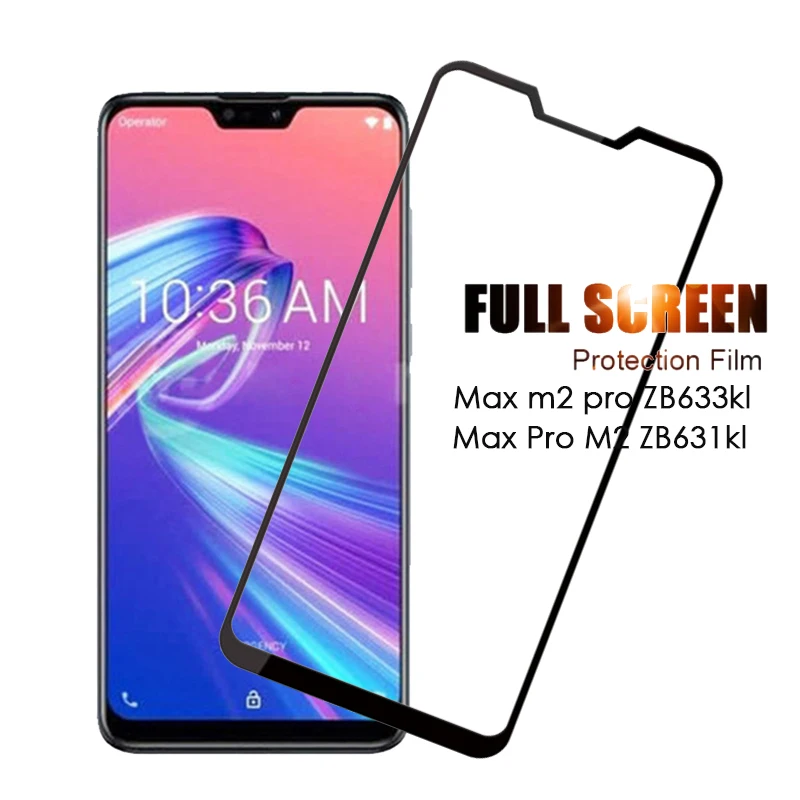 Защитное стекло Max m2 pro ZB633kl пленка из закаленного стекла для Asus Zenfone Pro M2 ZB631KL m2pro m 2