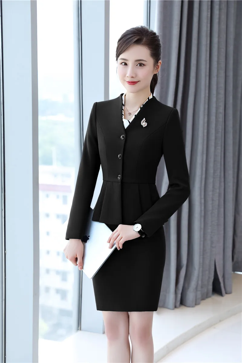 ladies business skirt suits