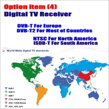 Автомобиль аналоговый телевизор Тюнер/цифровой ТВ приемник DVB-T DVB-T2 ISDB-T ATSC-T коробка