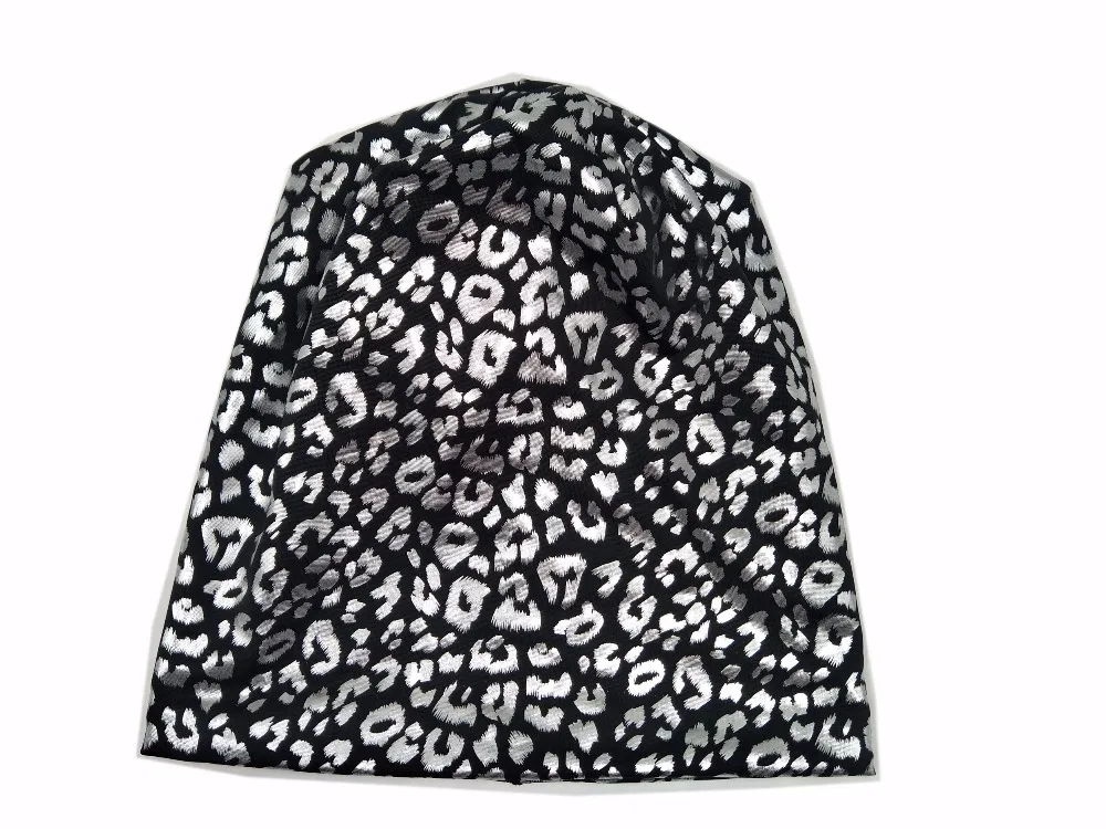 

B178244 fashion new style autumn and spring polyester print women beanie hat