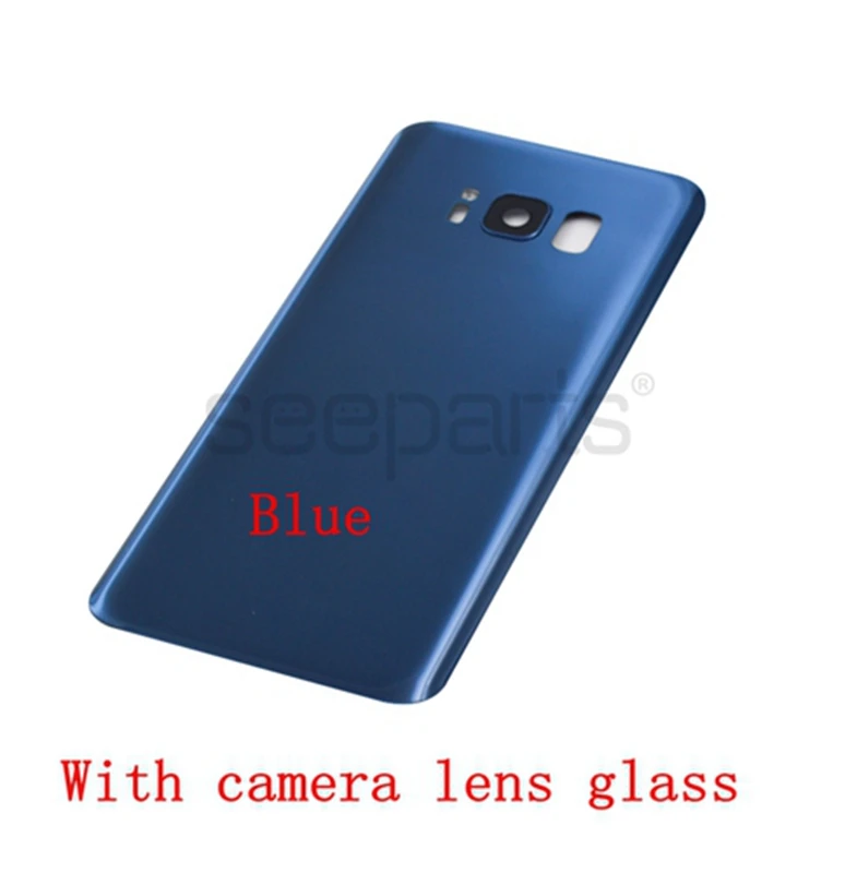 samsung s8 blue  battery cover