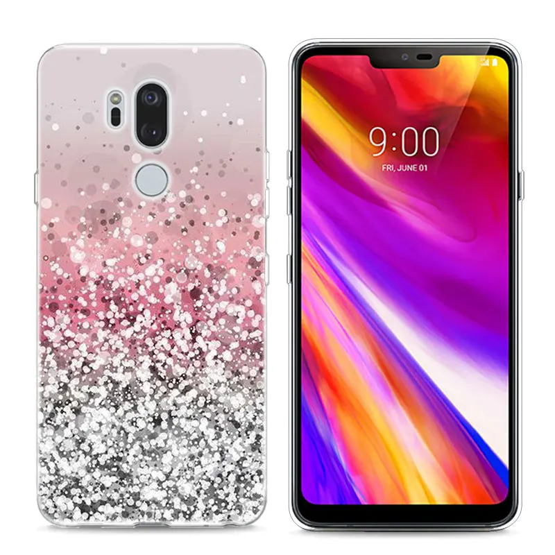 Мягкий прозрачный силиконовый чехол для LG K50 K40 Q8 Q7 Q6 V50 V40 V35 V30 V20 G8 G7 G6 G5 ThinQ Мини Q чехол со стилусом стиль 0193A - Цвет: Style 10