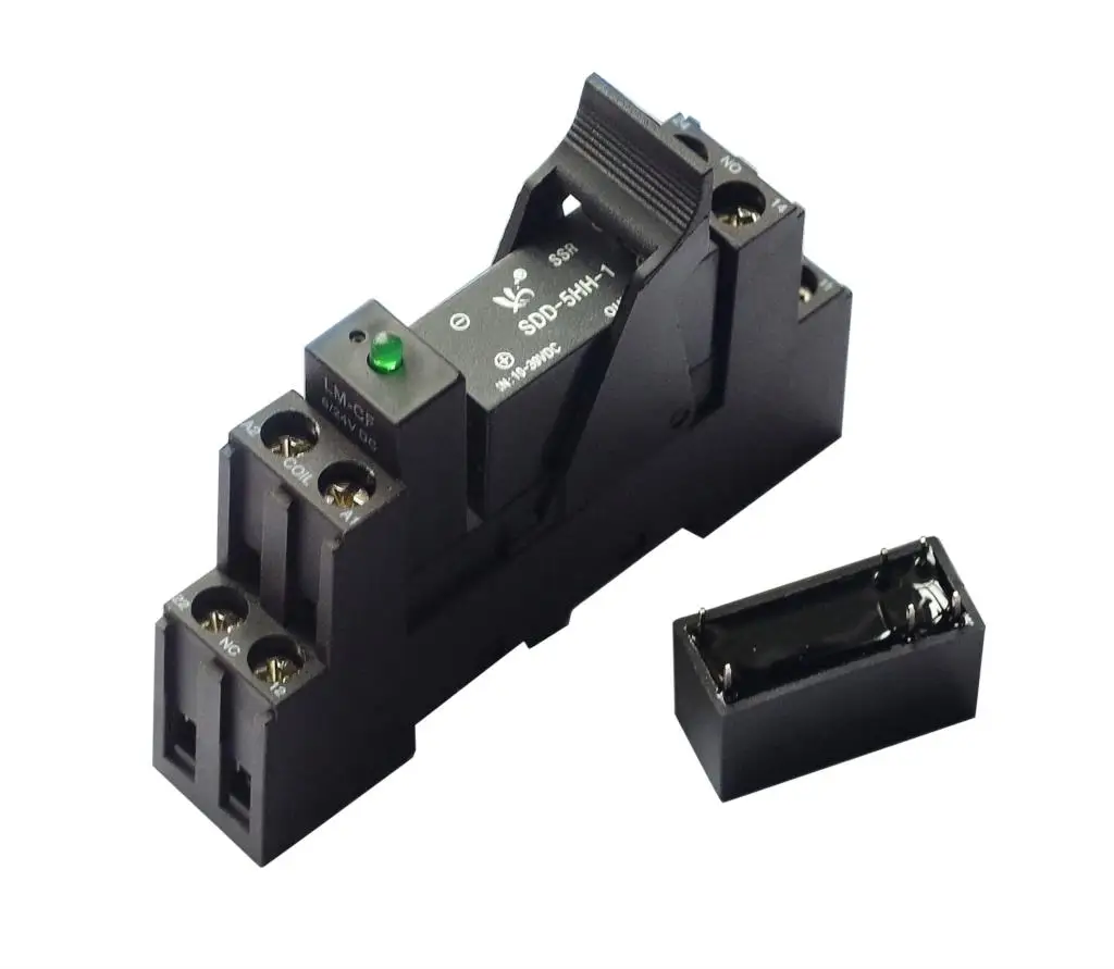 2 Pcs Mini 5A50VDC DC Control 4 Channels Relay DC Solid ...
