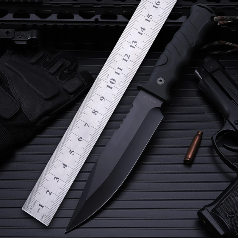 Лучший Karambit прямые G10 Ножи ножи острые ножи выживания прочный охотничий нож 58HRC открытый твердость 7CR17MOV выживания Ножи