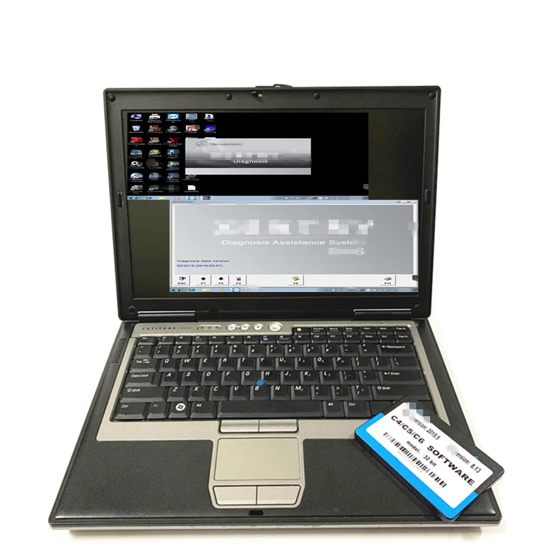 Для Dell d630 ноутбук диагностический ПК 4g ram d630 компьютер с MB STAR C4 C5 C6 программное обеспечение,09 HDD SSD инструменты для диагностики автомобиля