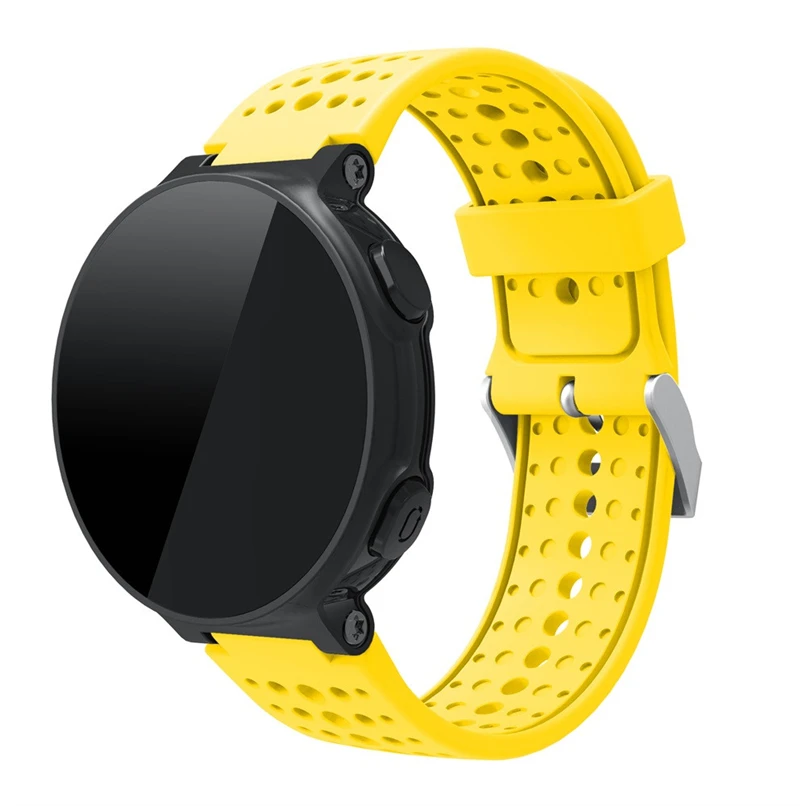 Soft Silicone Watchband Replacement Wrist Watch Band bracelet strap For Garmin Forerunner 220 H35 (26)