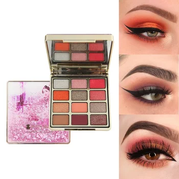 

16 Colors Beauty Charming Eyeshadow Palette Make up Palette Matte Shimmer Pigmented Eye Shadow Powder Easy to Wear