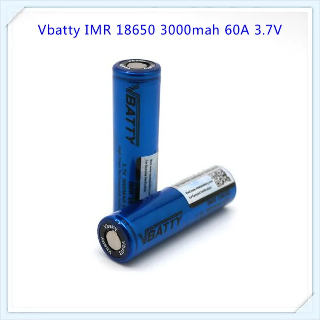Vbatty 18650 60a Best Батарея 3000 мАч Батарея UK 3.7 В 3000 мАч li-mn 18650 Батарея электронной сигареты (12 шт.) + Бесплатная доставка