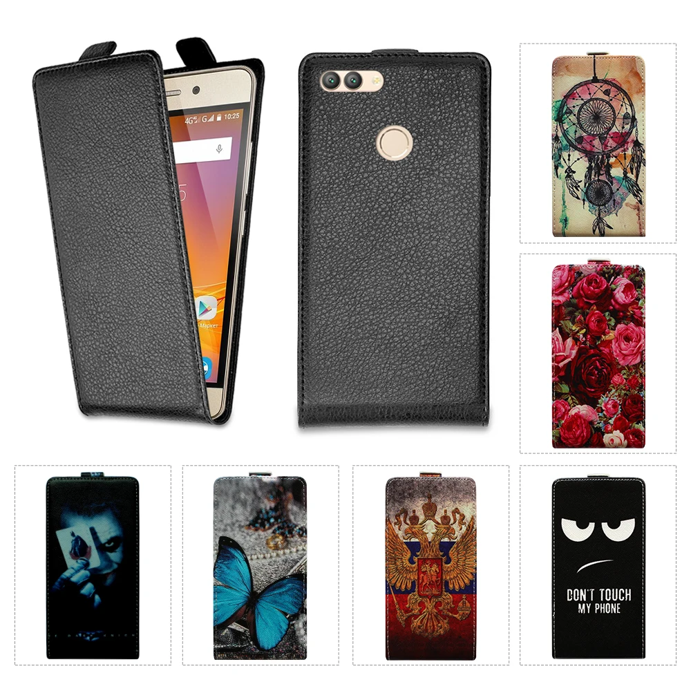 Новое поступление Флип кожаный чехол для huawei P Smart Fashion откидная задняя крышка