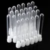 25Pcs/Set Plastic Test Tubes Transparent Test Tube 15x100mm Clear Plastic Vials Lab Test Tubes with White Caps Stoppers 12ml ► Photo 1/5