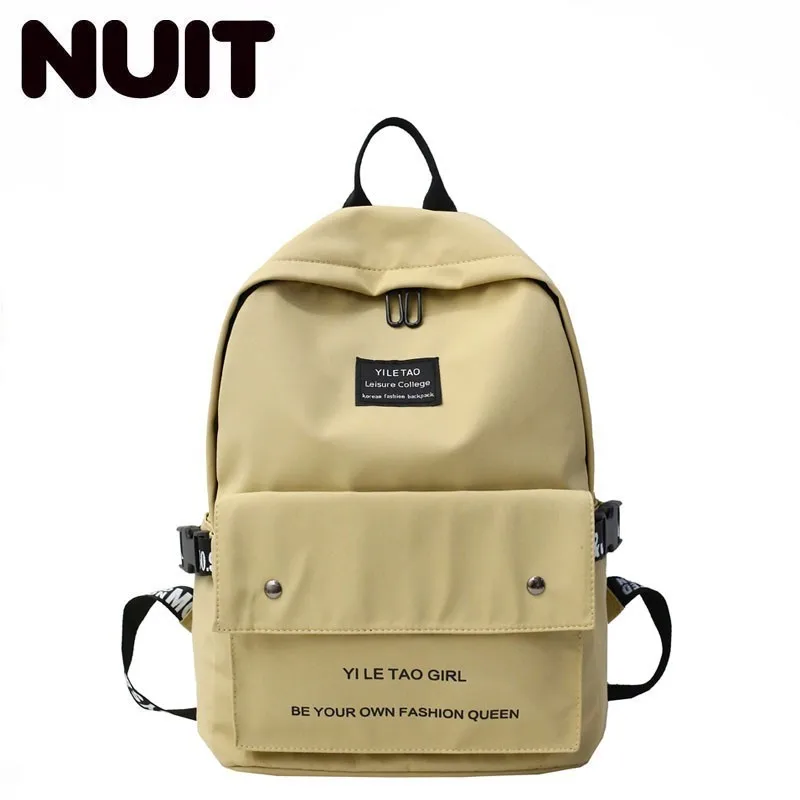 

Women Luxury Nylon Backpacks Bagpack Letter School Backpack Bags For Teenage Girls Female Designers Back Pack Schoolbag