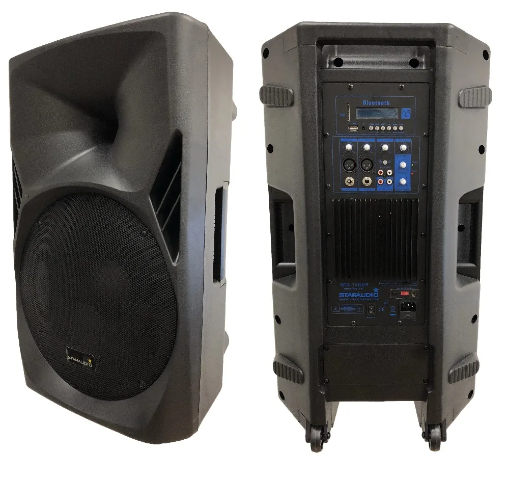 

STARAUDIO 15 Inch 3500W PA DJ Stage Powered Active Karaoke KTV Night Club Party Bluetooth Speaker RGB Light Speaker SPS-15RGB