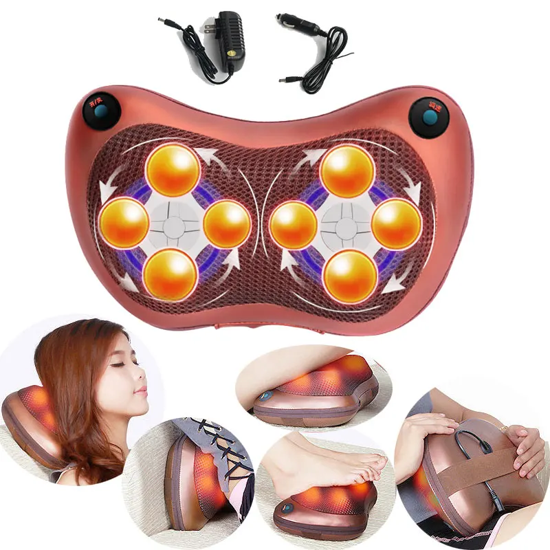 Multifunction Car Cervical Vertebra Electric Massage Cushion Seat Pad