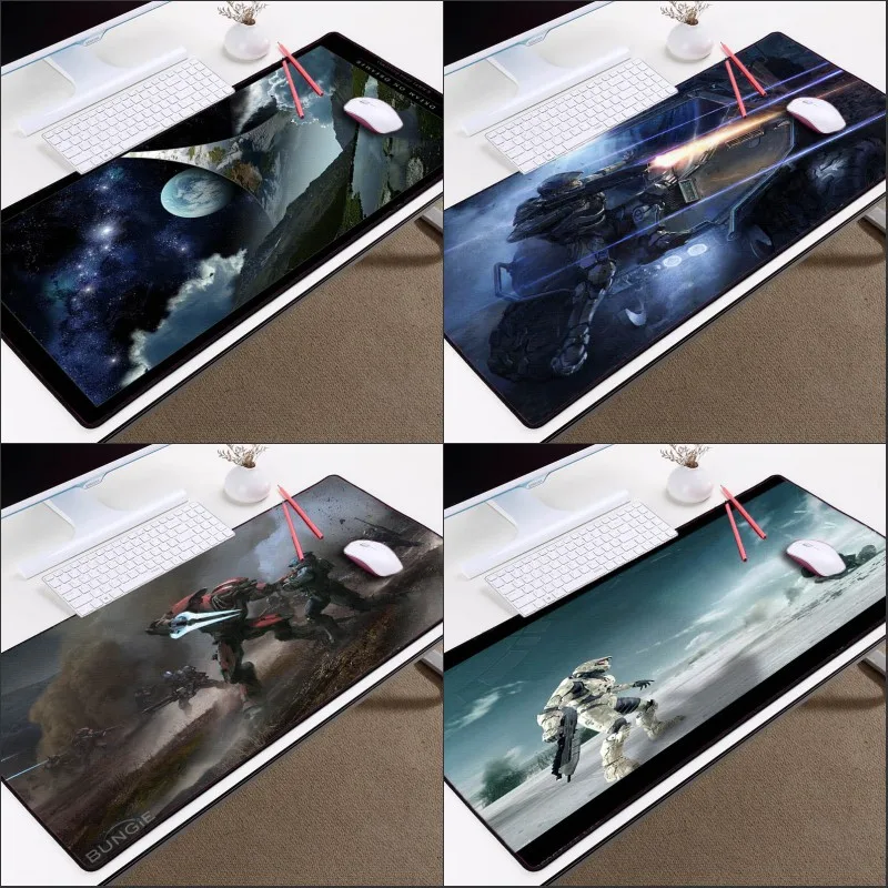 

Congsipad The Video Games Halo Series Mousepad Halo 5 Master Sergeant Table Mat Spartans Pattern Mouse Pad Gaming Mouse Pc Mat