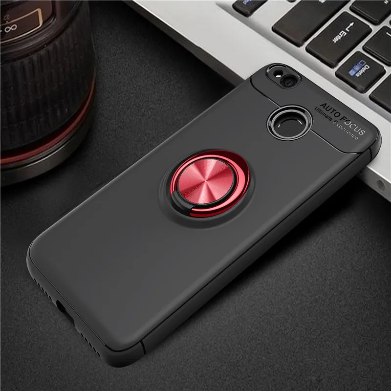 Redmi 4X Case For Xiaomi Redmi 4A 4X Cases Thin Finger Ring Holder Case Xiaomi Redmi 4X Cover Phone Invisible Bracket Stand Shell4