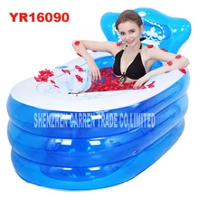 YR16090 портативная Туалетная ванна для взрослых, пластиковая надувная ванна для взрослых, Надувная складная надувная спа-ванна 160*90*75 см
