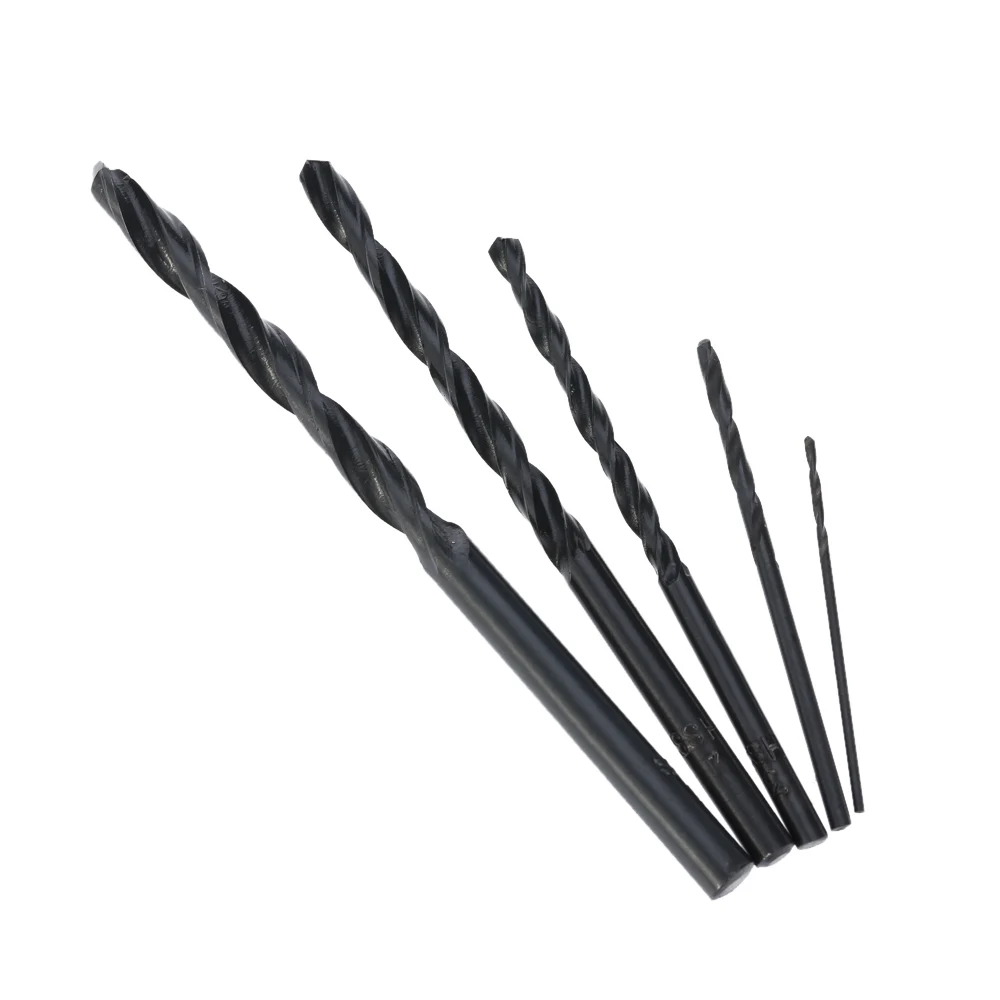 

50Pcs/Set Titanium Coated Twist Drill Bit Set 1/1.5/2/2.5/3mm High Speed Steel Wood Drilling Metalworking Power Tool