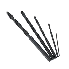 50Pcs/Set Titanium Coated Twist Drill Bit Set 1/1.5/2/2.5/3mm High Speed Steel Wood Drilling Metalworking Power Tool