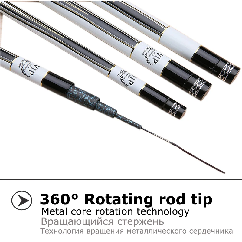 Брендовый Высокоуглеродистый материал сверхтвердая Удочка 3,6-7,2 м телескопическая удочка морская Удочка Тайваньская удочка для большого карпа
