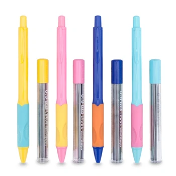 

Mechanical Pencils Set with Lead Writing Point 0.9mm Black Refill For Student Mechanical Pencil