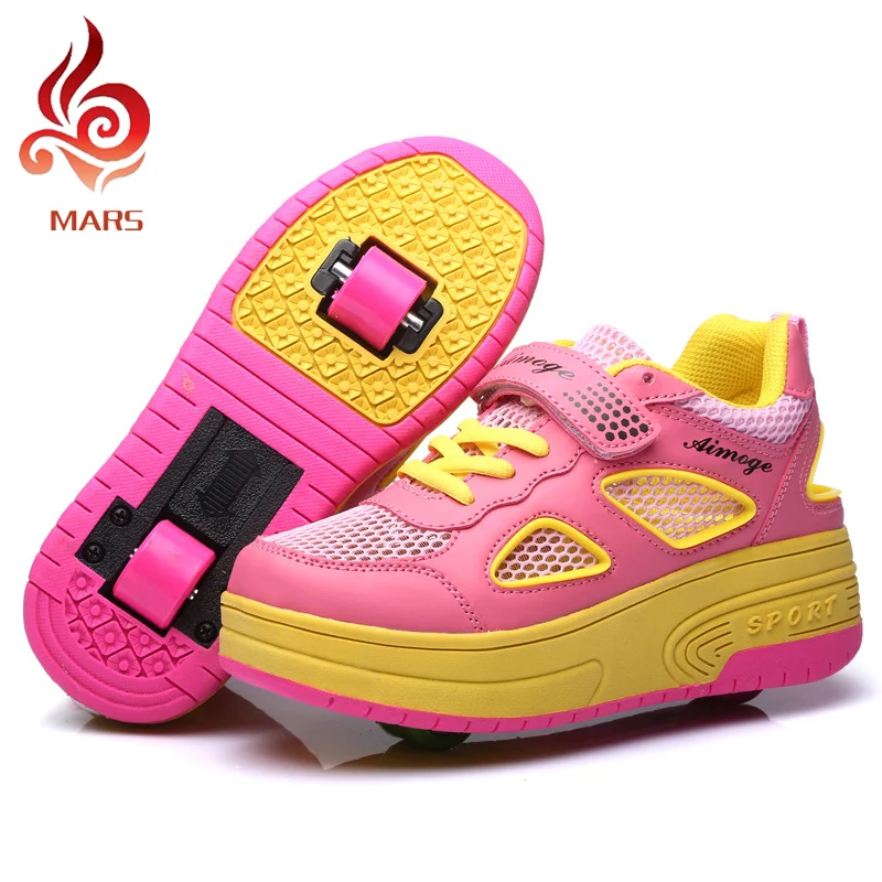 Children and Adult Automatic wheel Shoes Boys and Gilrs Skating Shoes