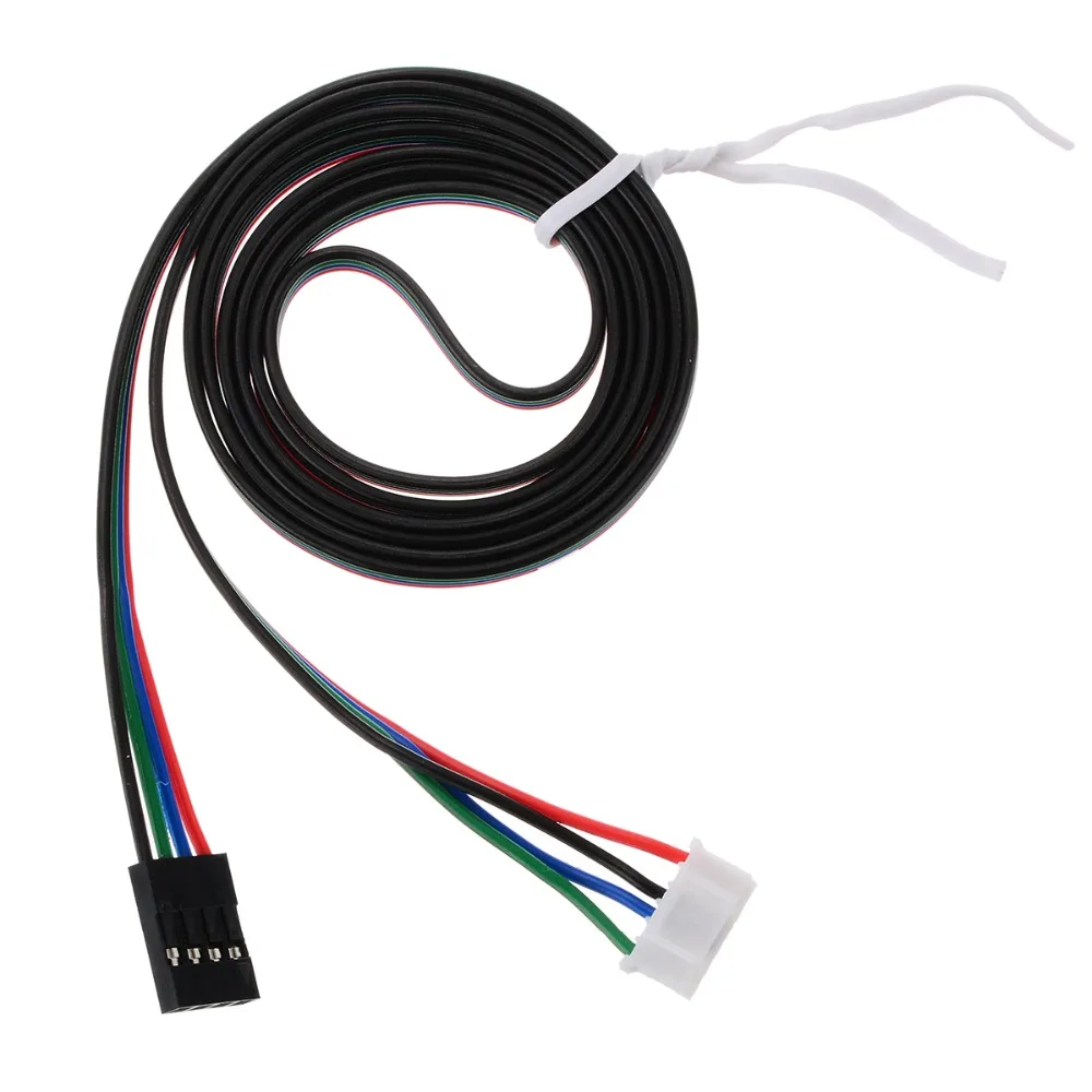 4 قطعة 100 سنتيمتر 4-دبوس محرك متدرج كابل السيليكون المطاط ل نيما 17 محرك متدرج 3D طابعة