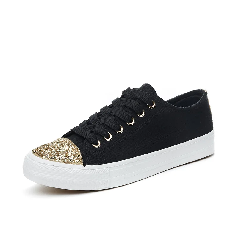 

Chaussure Femme Fashion 2018 Casual Shoes Woman Summer Breathable Special Women White Shoes Female Sneakers Sequin Toe