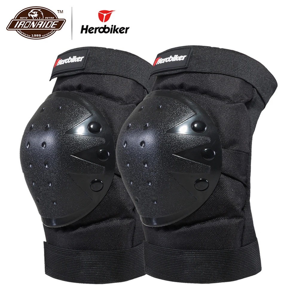 HEROBIKER мотоциклетные наколенники эластичные спортивные поддерживающие защита