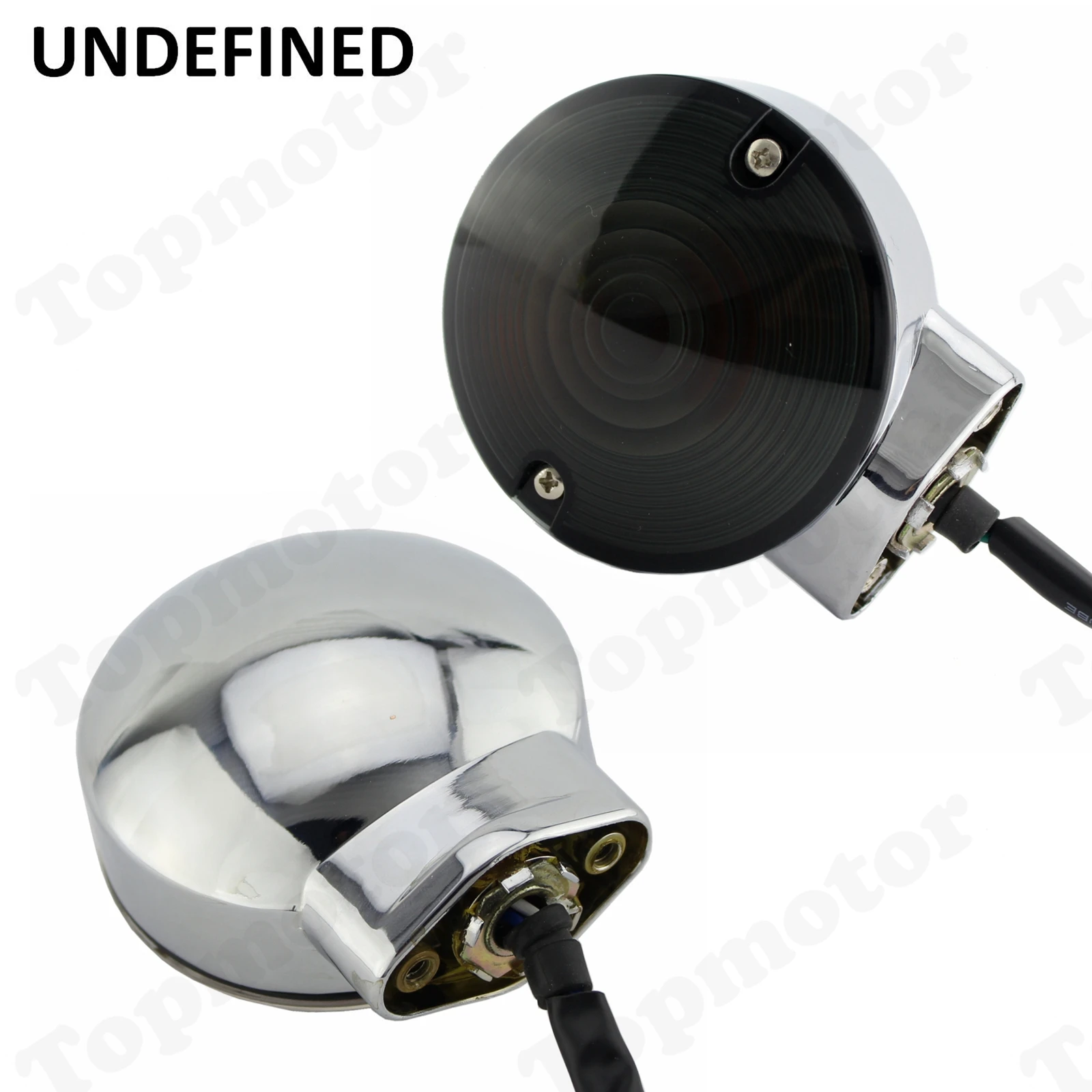 

UNDEFINED Chrome Smoke Motorcycle Parts Front Flat Turn Signal Light For Harley Electra Glide Touring FLSTC FLHT 1986-Later