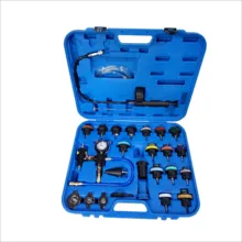 Nuovo 28 Pcs Maestro di Raffreddamento Del Radiatore Tester di Pressione Con Il Vuoto di Spurgo e Kit di Ricarica