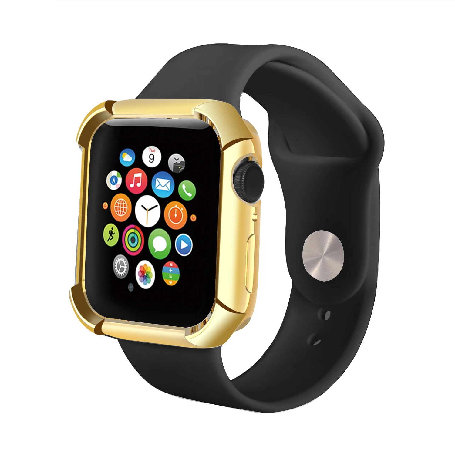 Чехол для Apple watch band Apple Watch 4 5 case 44 мм 40 мм iWatch TPU бампер защитный бампер покрытие часы аксессуары