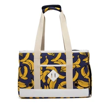 Собака, несущая кошелек небольших собак и кошек Pet Carrier Путешествий Сумочка Мода холст дизайнер Pet сумка складная собака носителей для прогулки