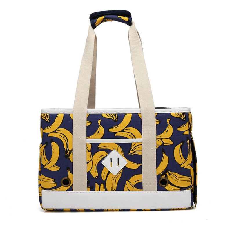 Us 35 93 49 Off Dog Carrier Purse Small And Cat Pet Travel Handbag Fashion Canvas Designer Tote Foldable For Walking In