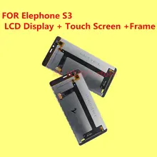 FOR Elephone S3 LCD Display + Touch Screen +Frame+ Tools 100% Original Digitizer Assembly Replacement Accessories For Phone