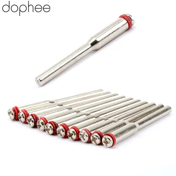 

dophee 10pcs 3.175mm Dremel Accessories Miniature Clamping Connecting Lever Mandrel Abrasive 2mm Wheel Holder For Rotary Tool