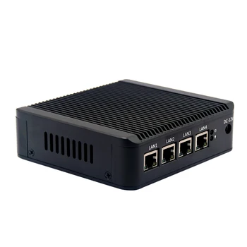 

4 LAN Firewall Mini PC with intel celeron J1900 processor and Pfsense Fanless Box PC, Thin Client Mini PC