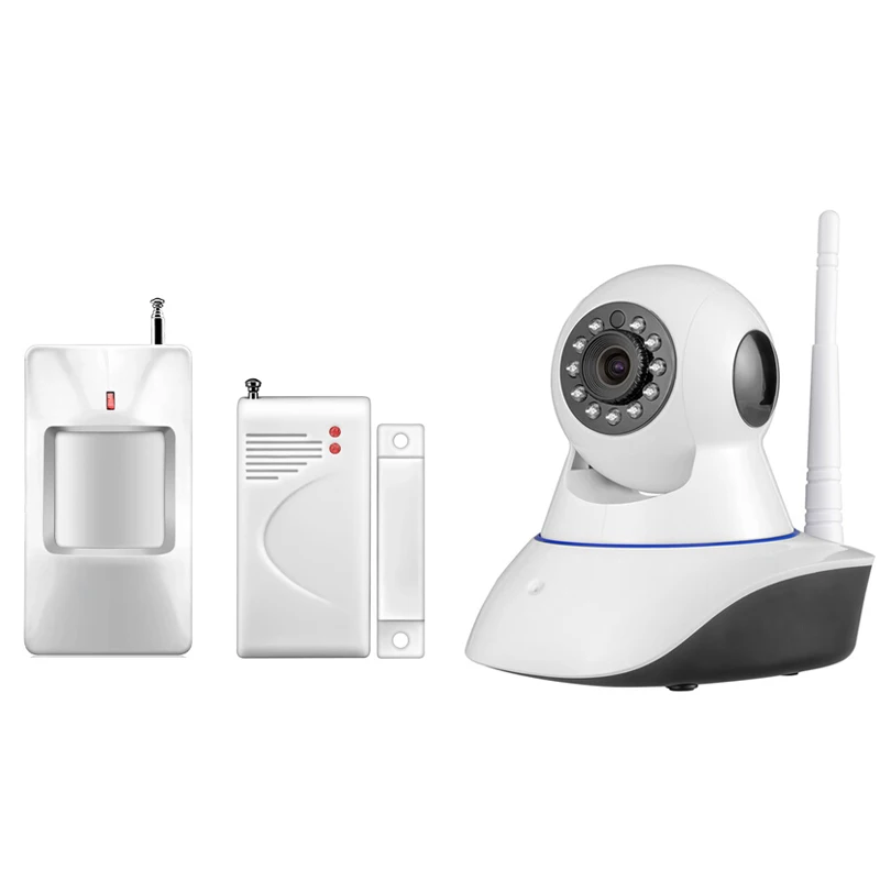  New 433Mhz Wireless IP Camera Night Vision Audio Recording Network  Indoor WiFi Camera 
