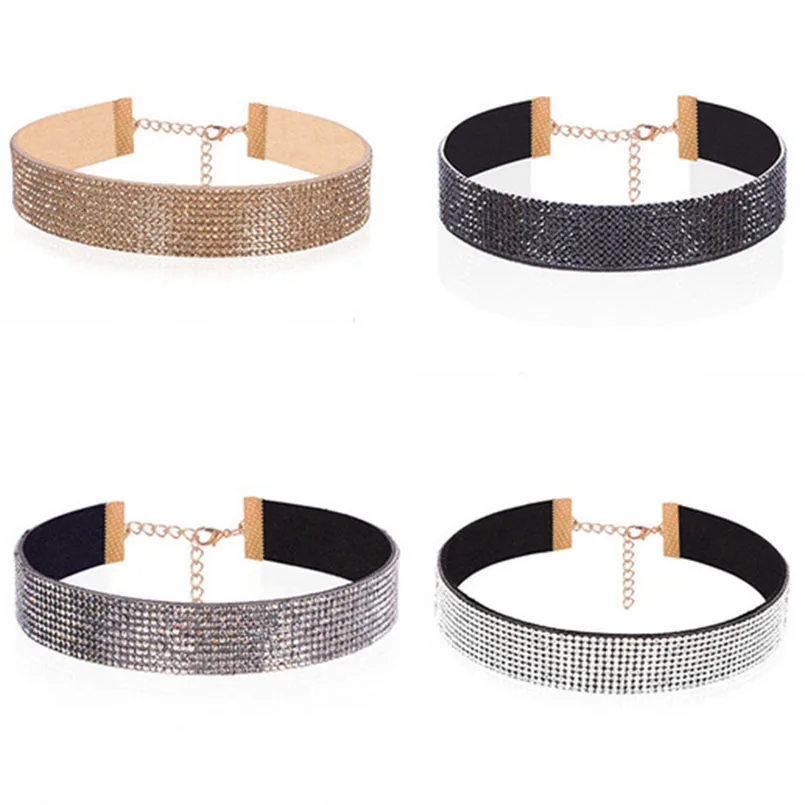 Ошейник для собак кошка кристалл Bling Rhinestone ошейники Регулируемый щенков поводок