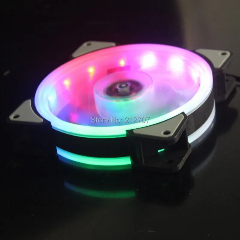 120mm colorful led fan 5