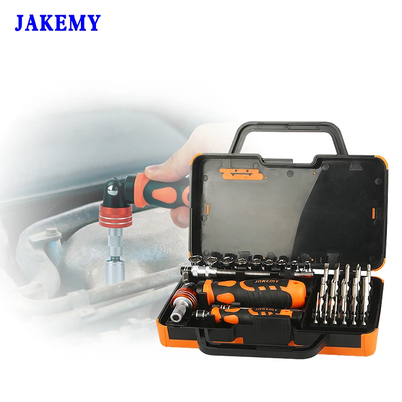 JAKEMY 31 in 1 Professional Screwdriver Set Socket Slotted