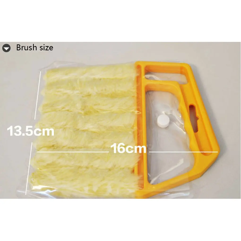 Louver Detachable Cleaning Brush Air Conditioner Outlet Dust Removal Brush Furniture Window Blinds Cleaner Random Color