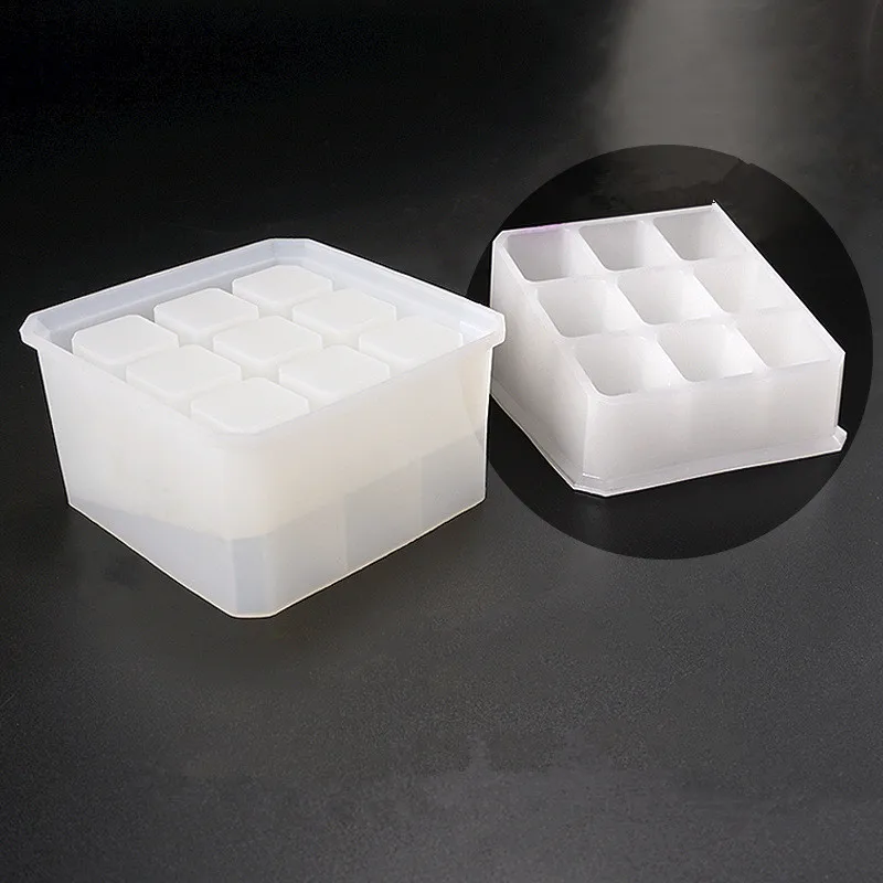 

1 PCS Square Storage Box Silicone Mold DIY Jewelry Making Tool Moulds UV Epoxy Resin Jewelry Storage Box