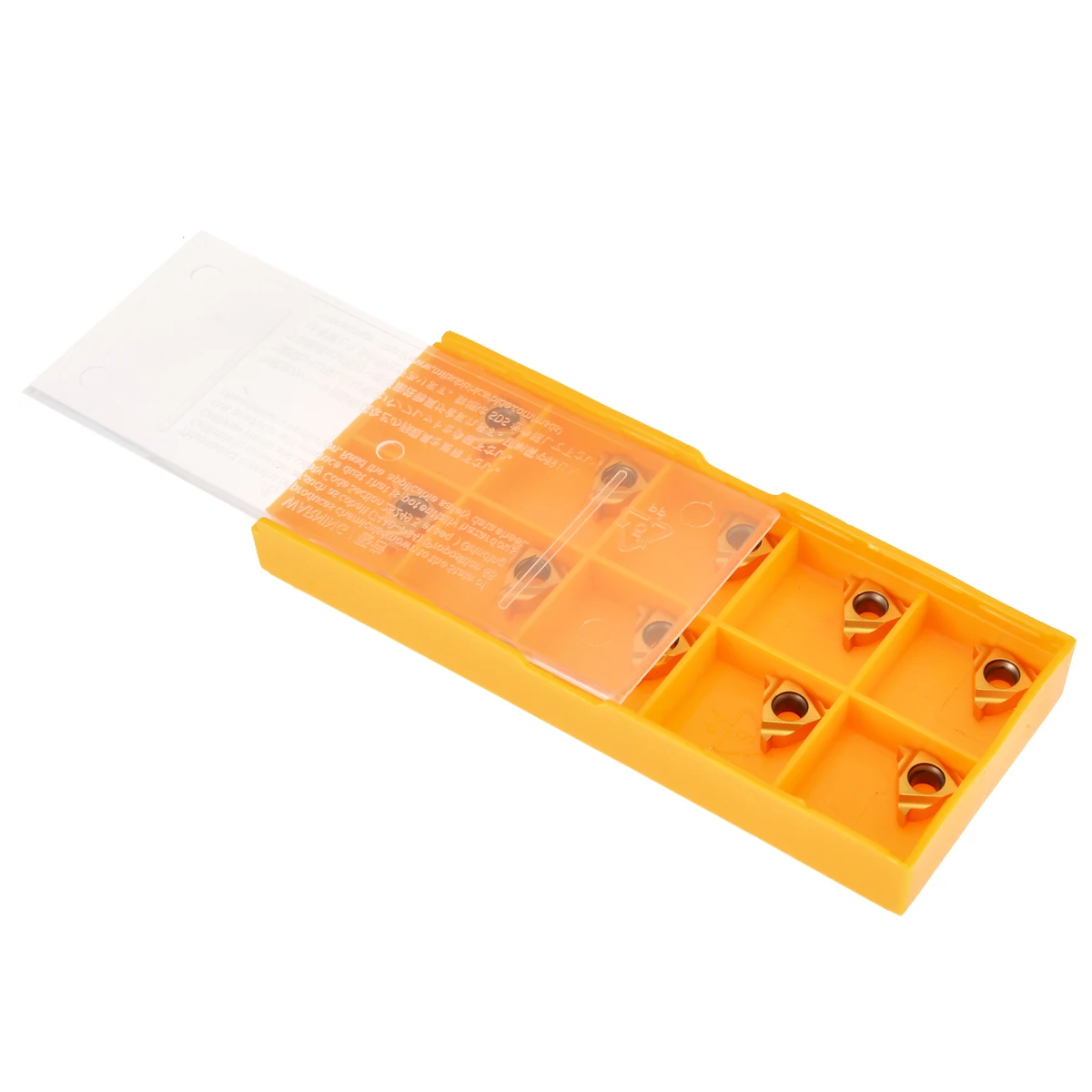 

10pcs/Set 11IR A60 Golden Carbide Insert High Hardness Cutter for External Threading Turning Cutting Tool Boring Bar
