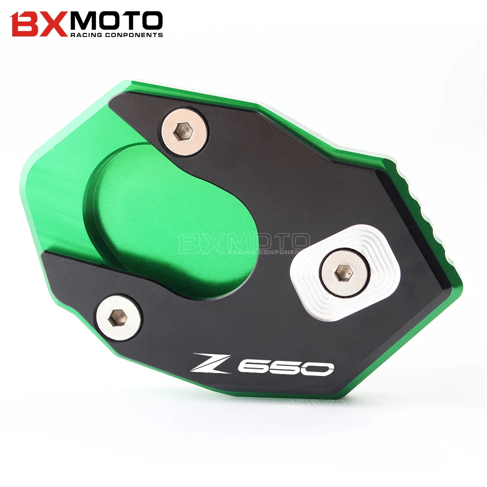 BXMOTO для kawasaki Z650 Z900 Z 650 900 2017 мотоцикл CNC алюминиевая подножка боковая подставка