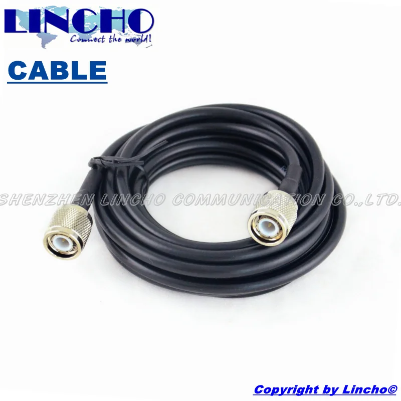 imágenes para 3 metro de cable coaxial rg58u cable TNC macho a TNC macho doble antena TNC macho imágenes para 3 metro de cable coaxial rg58u cable TNC macho a TNC macho doble antena TNC macho